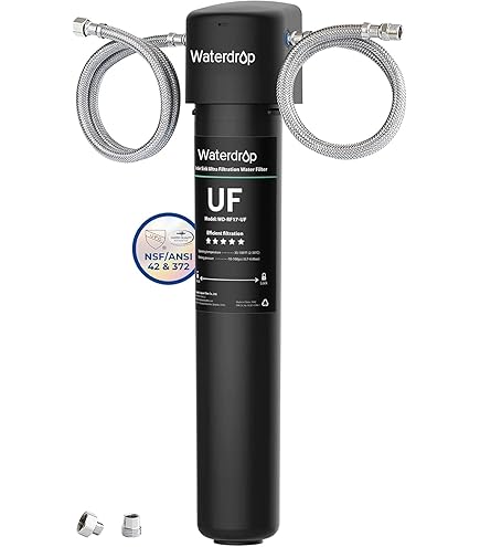 Amazon | Waterdrop 0.01μm インライン浄水器システム 冷蔵庫用